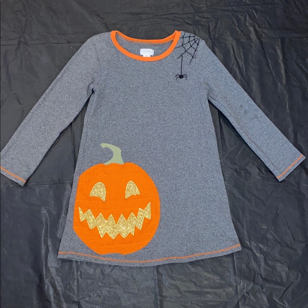 Mud Pie Toddler Halloween T-Shirt Dress in Large (4T-5T) - Picture 2 of 8